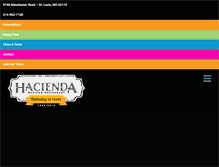 Tablet Screenshot of haciendastl.com